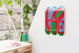 With LOVE This Holiday Season - Robert INDIANA’s Four-Letter Artwork As a Skateboard Collection