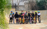 Empowering refugees in Athens through skateboarding