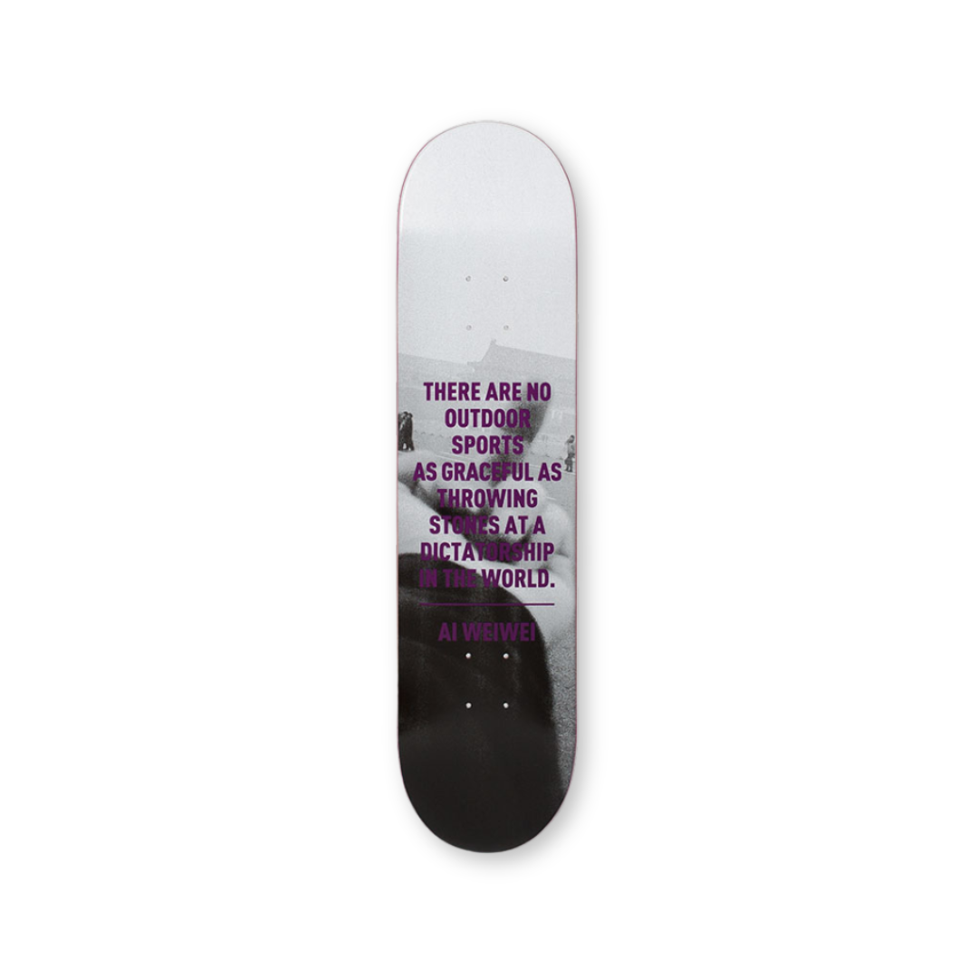 F*?!k Ai WEIWEI art collection collaboration THE SKATEROOM artist skatedeck