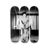Ai Weiwei Geisha artwork THE SKATEROOM hand signed bottom deck