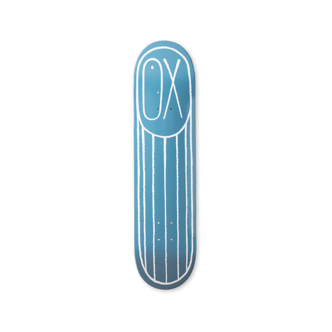 André saravai Mr. A blue bottom deck art THE SKATEROOM