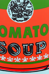 Andy warhol coloured campell's soup red solo deck by THE SKATEROOM bottom edition