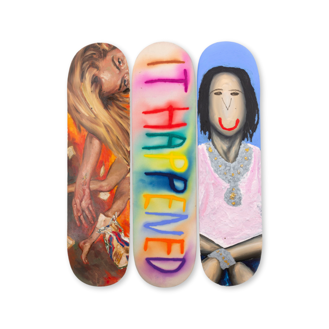 CB HOYO Evgen Čopi GORISEK Pascal MÖHLMANN it happened artwork bottom triptych by THE SKATEROOM