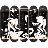 cleon peterson between man and god by THE SKATEROOM black and white pentaptych bottom