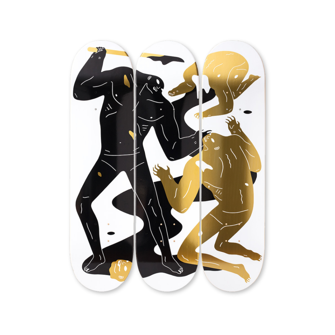 cleon peterson the crawler by THE SKATEROOM art limited edition bottom triptych