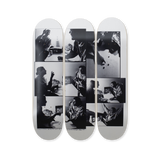 Donny and Elissa argue over dice Huntington Beach Hand-signed ed Templeton triptych bottom by the skateroom