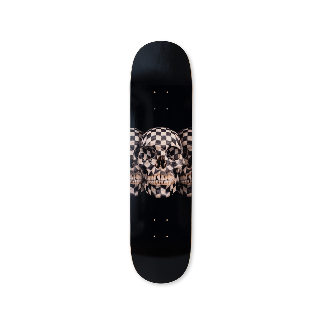 Gabriel Orozco black skate kite solo by THE SKATEROOM bottom skull