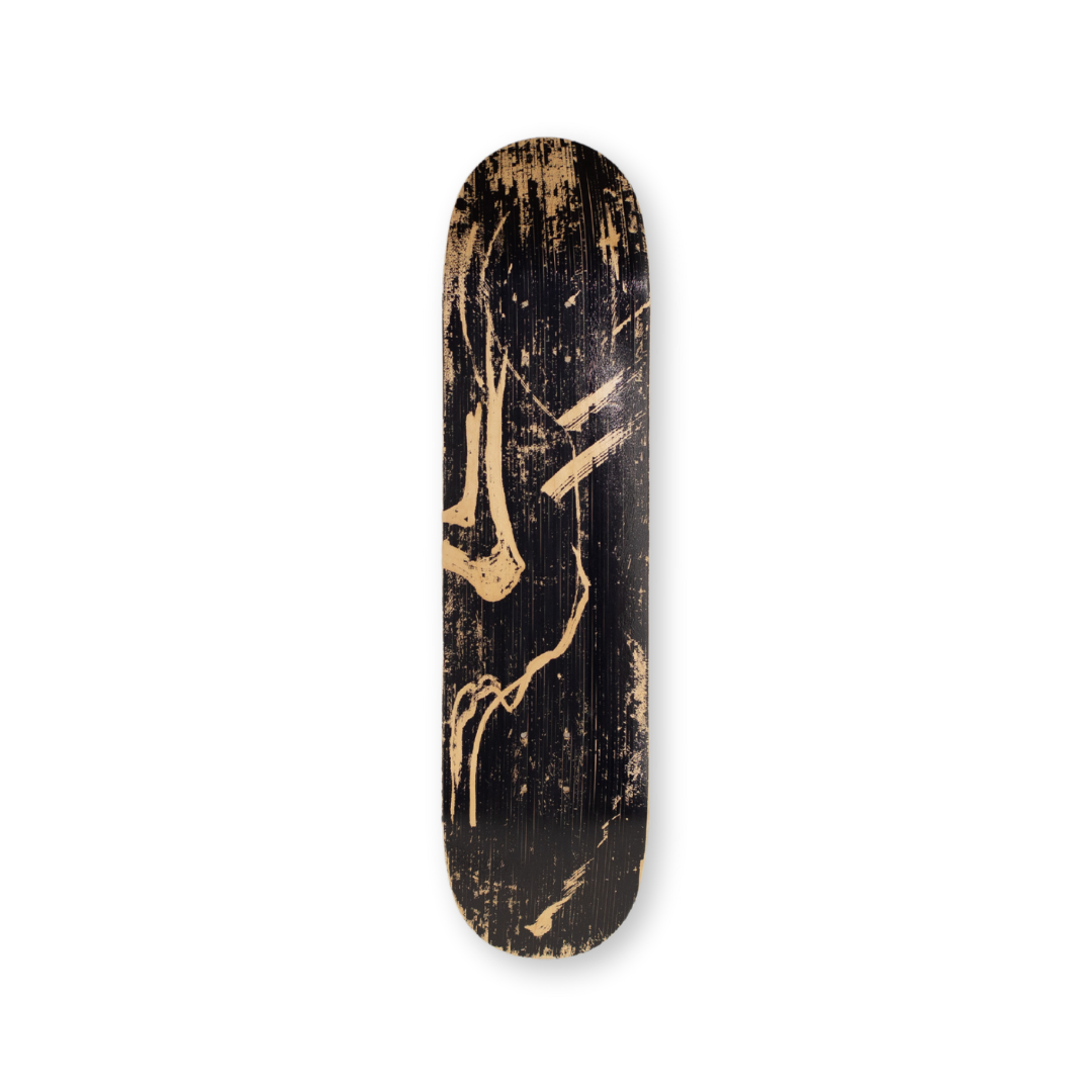 gregor hildebrandt wenn es einmal soweit ist hand signed edition bottom solo by THE SKATEROOM black and gold
