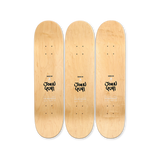 JOHN Yuyi's Smoke Me skateboard art by the skateroom