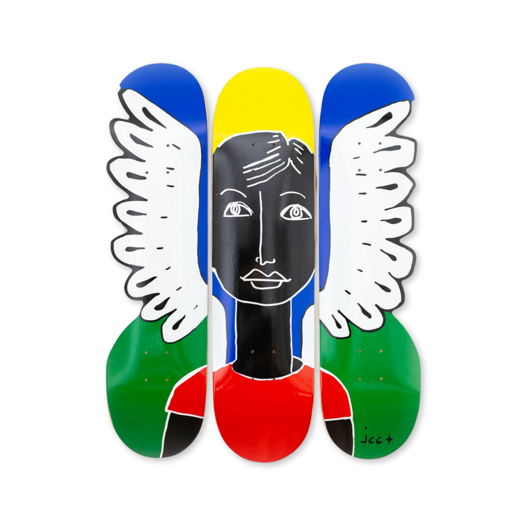 Jean-Charles de CASTELBAJAC pop wing flip 1 triptych by THE SKATEROOM collection bottom