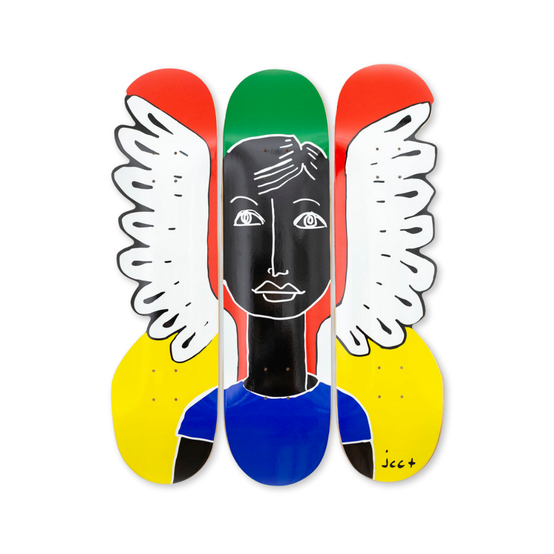 Jean-Charles de CASTELBAJAC pop wing flip 3 bottom triptych by THE SKATEROOM collection