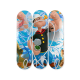 Jeff Koons' Popeye skateboard art by the skateroom
