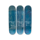 Jeff Koons' Three Ball 50/50 Tank (Two Spalding Dr. J Silver Series, Wilson Supershot) skateboard art by the skateroom