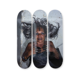 Juergen's Teller Michèle Lamy No.10, Barjac 2022, Hand-signed by MICHELE LAMY skateboard art by the skateroom