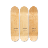 Juergen's Teller Michèle Lamy No.10, Barjac 2022, Hand-signed by MICHELE LAMY skateboard art by the skateroom