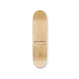 Jules De Balincourt's Looking for an enlightened cowboy skateboard art by the skateroom