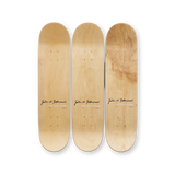 Jules De Balincourt's New Arrivals skateboard art by the skateroom