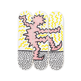 Keith Haring's Untitled (electric) skateboard art by the skateroom