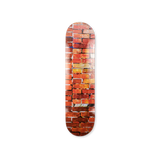 Kelley Walker's Red Bricks skateboard art by the skateroom