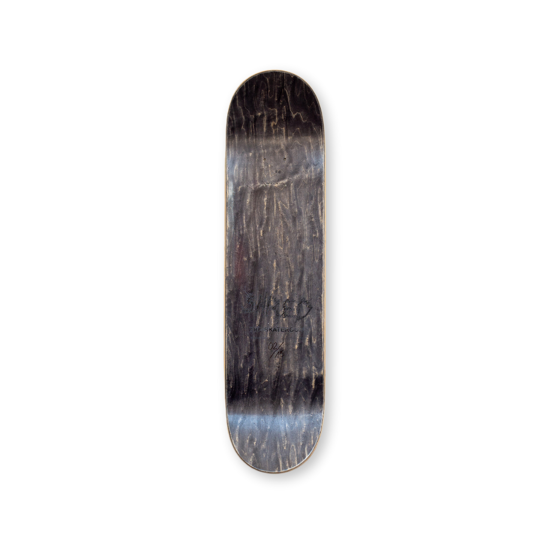 Marc Leschelier's Shred 1 skateboard art by the skateroom