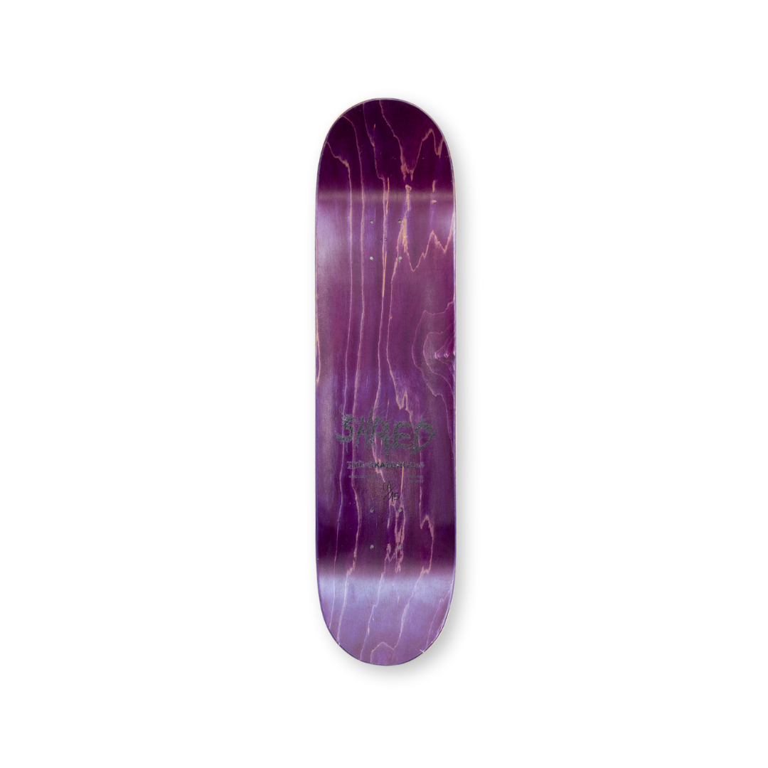 Marc Leschelier's Shred 8 skateboard art by the skateroom