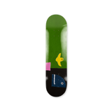 Mark Gonzales Untitled B green skateboard art by the skateroom