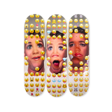 Michael Dayton Hermann's Broken Face skateboard art by the skateroom