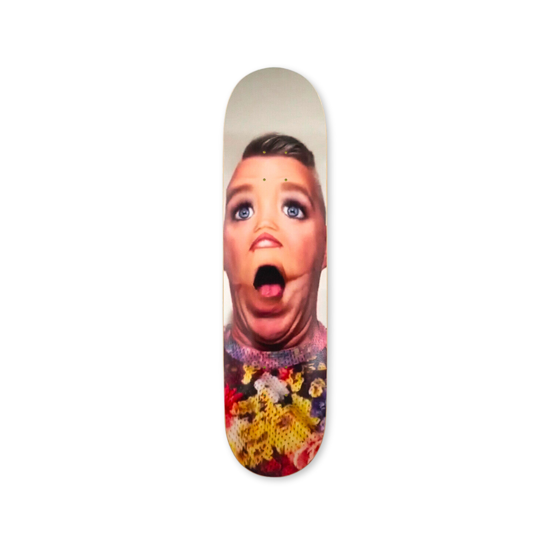 Michael Dayton Hermann Sugar Crush skateboard art by the skateroom