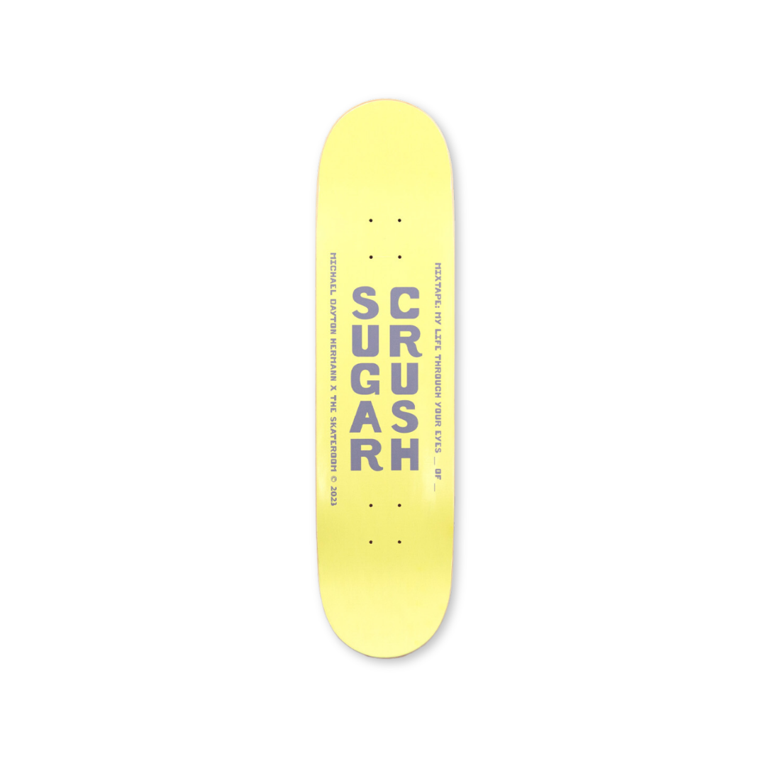 Michael Dayton Hermann Sugar Crush skateboard art by the skateroom