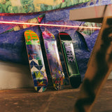 Three skate art editions by artist Patrick MARTINEZ
