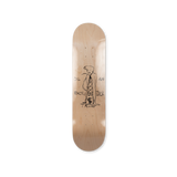 Paul McCarthy's Oil Man skateboard art by the skateroom