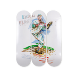 Raymond Pettibon's No Title (Boston brave) 2017 skateboard art by the skateroom
