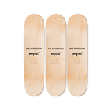 René Magritte's Le Retour skateboard art by the skateroom