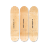 Robert Indiana's Great American Love skateboard art by the skateroom