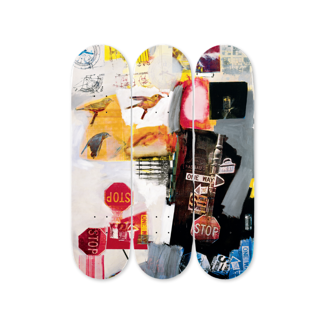 Robert Indiana's Love skateboard art by the skateroom