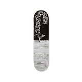 Robin Rhode's Cutting Cornes skateboard art by the skateroom