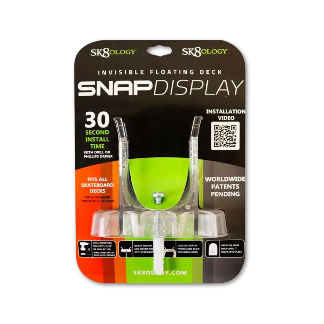 Snap Display Wall mounts for skateboard