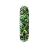 Vik Muniz's Eight Color Spectrum (green) skateboard art by the skateroom