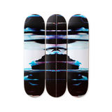 Walead Beshty's Inverted RA4 Contact Print skateboard art by the skateroom