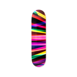 Walead Beshty's Three Color Curl hand signed skateboard art by the skateroom