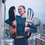 visual artist john yuyi with her smoke me the skateroom skate triptych
