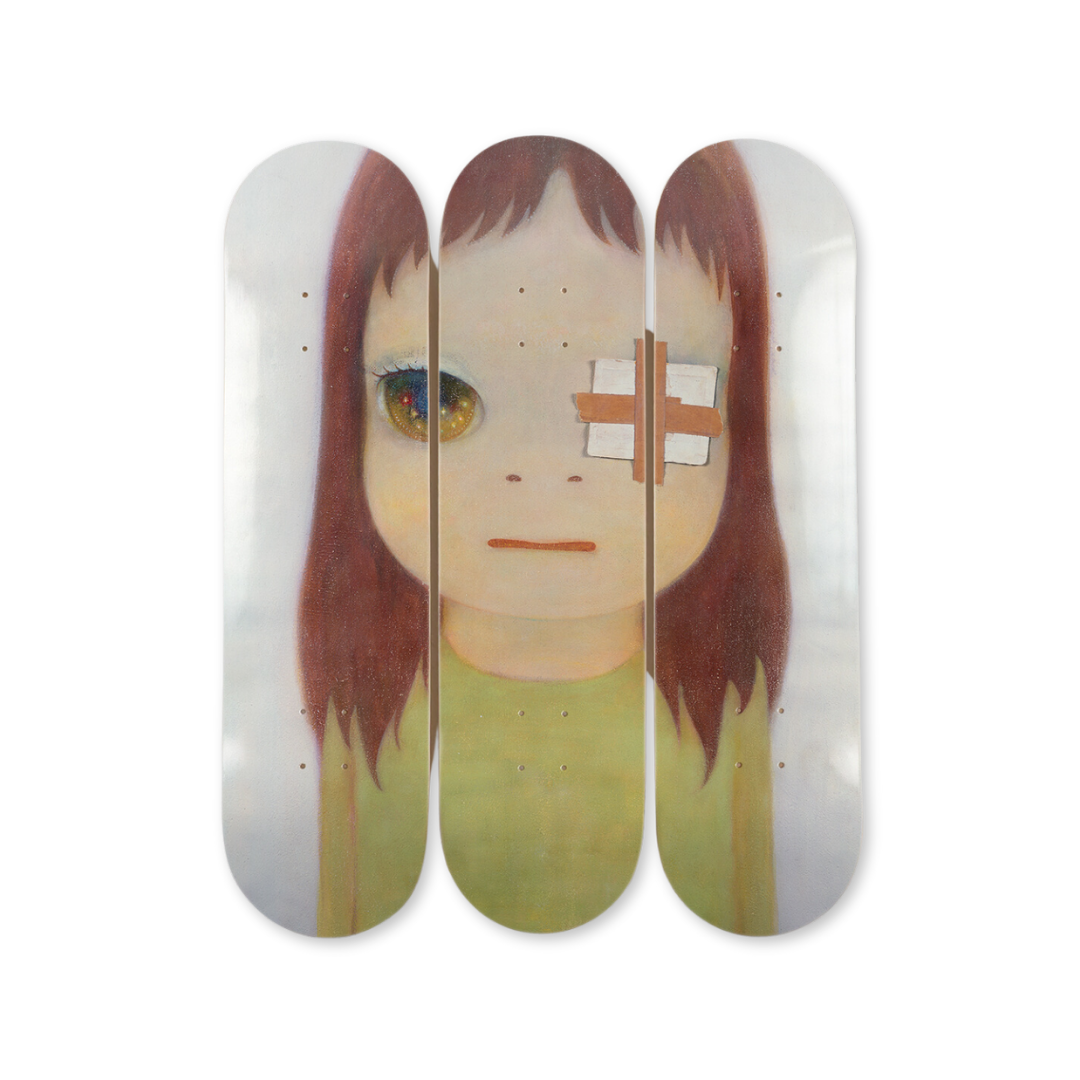 Yoshitomo Nara's Untitled skateboard art by the skateroom