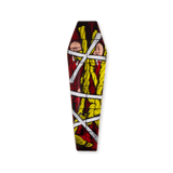 Packshot of Nineteen skate deck by Gilbert & George and THE SKATEROOM, coffin edition