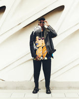mickalene thomas portrait with her skate art edition by the skateroom