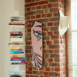 "Happy Tears" skate decks by Roy Lichtenstein and THE SKATEROOM in a design apartment