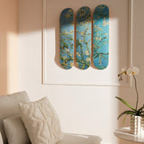 Vincent Van Gogh skate wall art by the skateroom on the wall of an apartment