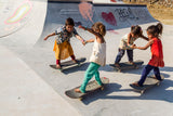 building skatepark in India children skating