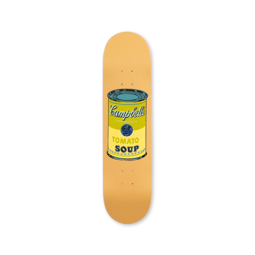Andy Warhol Colored Campbell's Soup Skateboard | THE SKATEROOM