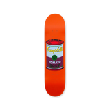 Andy warhol coloured campell's soup purple original art solo deck by THE SKATEROOM bottom edition