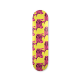 Andy warhol cow pink yellow solo deck bottom by THE SKATEROOM